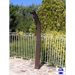 Douche piscine tressée Covertress courbée