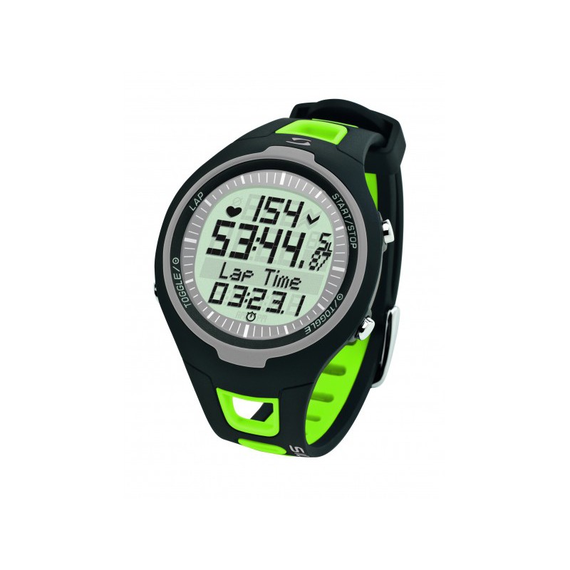 MONTRE CARDIO SIGMA PC15.11 VERT FREQUENCE CARDIAQUE ACTUELLE-MOYENNE-MAXI  AVEC ZONES ENTRAINEMENT - NATHY CYCLE