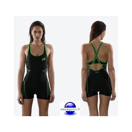 Combi maillot pour aquabike et aquafitness