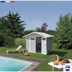 Abri piscine Utility 4.9 résine-4.90 m² 