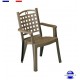 Salon de jardin en résine: 1 table de 2.20 m + 6 fauteuils