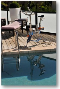 velo aquatique piscine