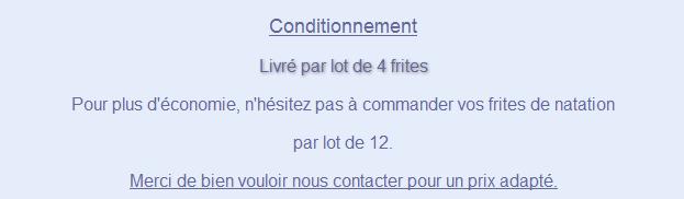 Frites piscine 1.60 m octogonales. La qualité française non polluante.