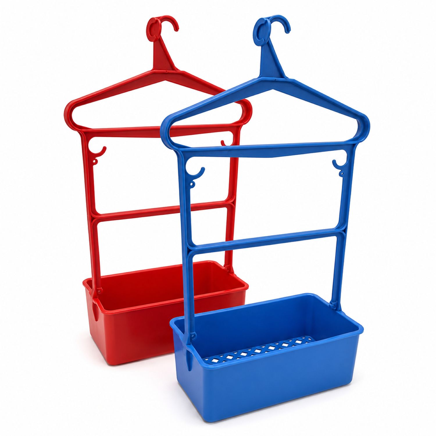 Porte-habits PVC grand modèle de 83 cm avec bac pour piscine