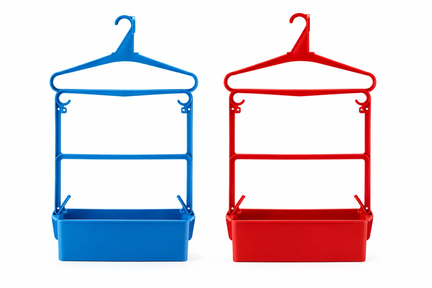 Porte-habits PVC petit modèle de 65 cm avec bac pour piscine