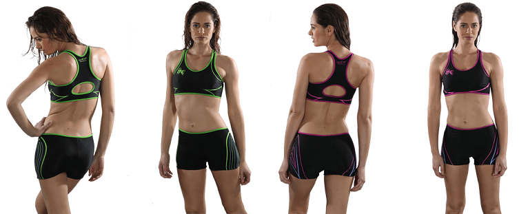 Maillot aquagym 2 pi ces femme